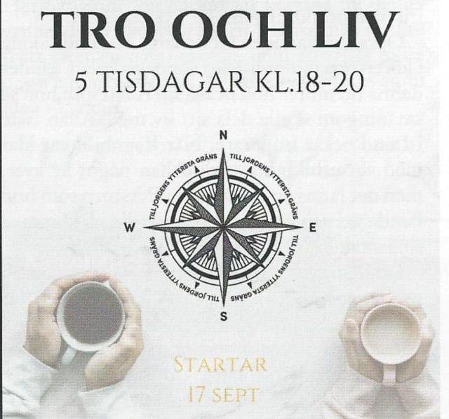 Tro och liv tisdag 29 oktober kl 18:00